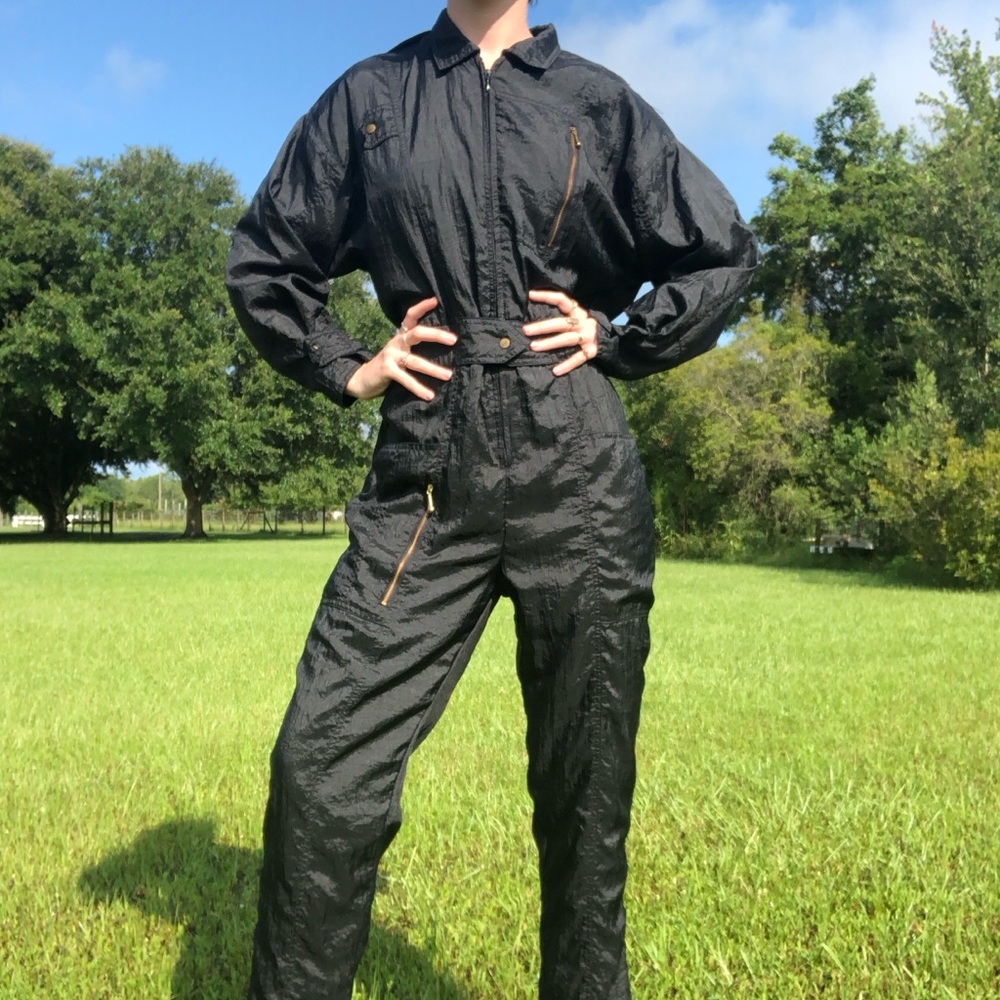 Vintage Windbreaker Jumpsuit - Picture 2 of 5